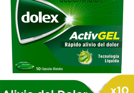 Dolex Activegel 10 Capsulas Liquidas