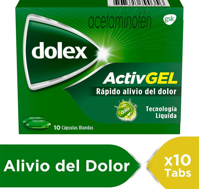 Dolex Activegel 10 Capsulas Liquidas