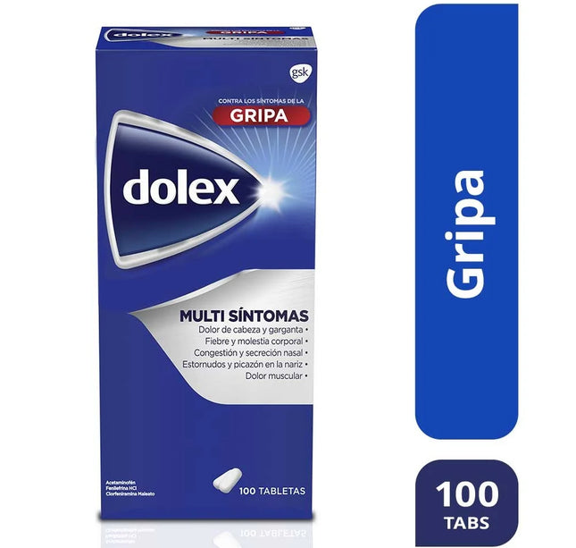 Dolex Gripa 100 Tabletas