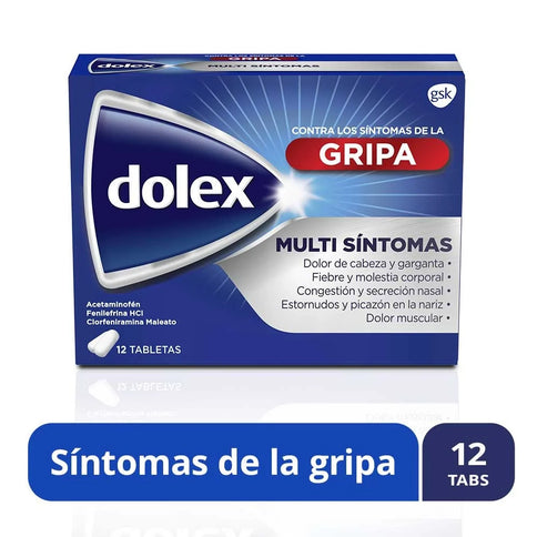 Dolex Gripa 12 Tabletas