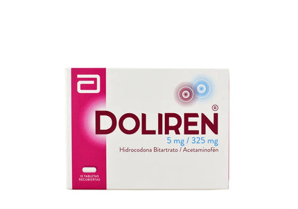 Doliren 5Mg/325Mg 10 Tabletas