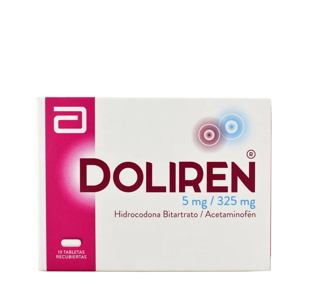 Doliren 5Mg/325Mg 10 Tabletas
