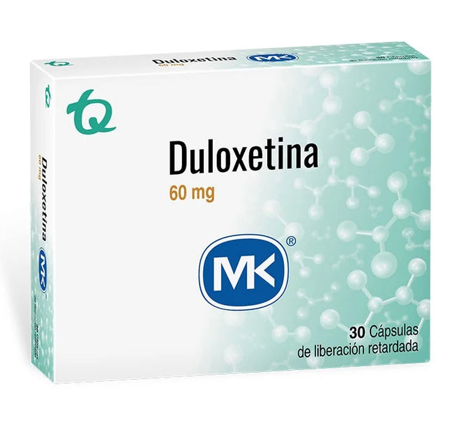 Duloxetina 60 Mg 30 Tabletas Mkp80352