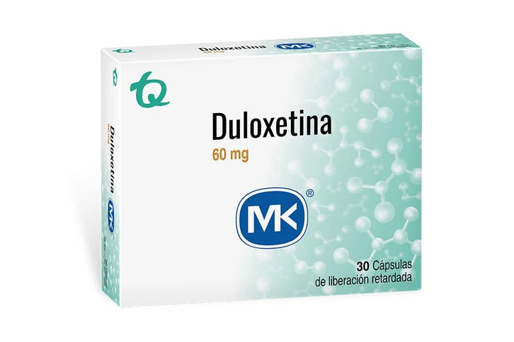 Duloxetina 60 Mg 30 Tabletas Mkp80352