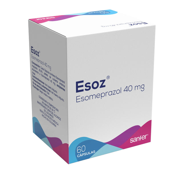Esoz 40 Mg 60 Capsulas