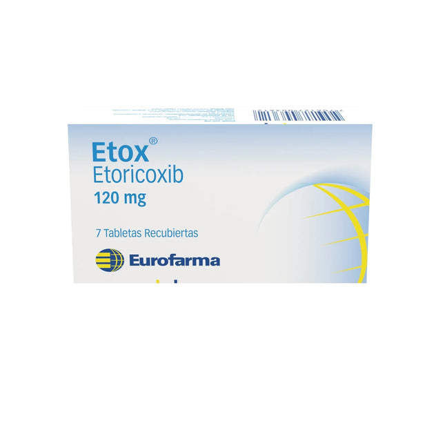 Etox 120 Mg 7 Tabletas