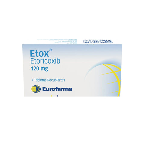 Etox 120 Mg 7 Tabletas