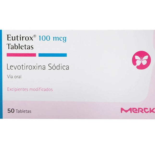 Eutirox 100 Mcg 50 Tabletas