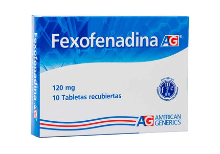 FEXOFENADINA 120 MG 10 TABS