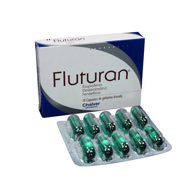 FLUTURAN 400 MG 10 CAPSULAS