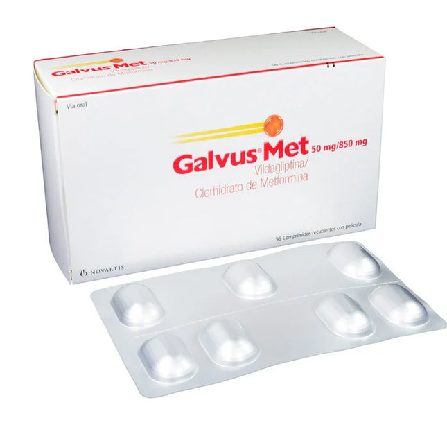 Galvus Met 50/850Mg 56 Comprimidos