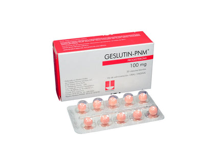 Geslutin 100 Mg 30 Capsulas