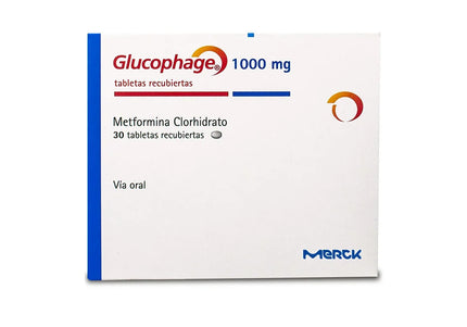 Glucophage 1000 Mg 30 Tabletas