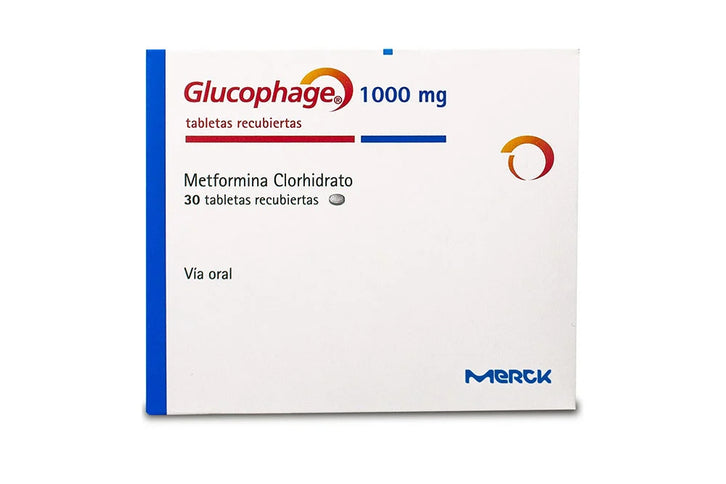 Glucophage 1000 Mg 30 Tabletas