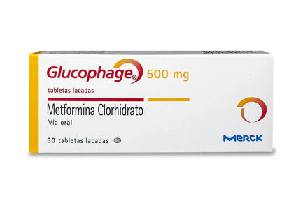 Glucophage 500 Mg 30 Tabletas