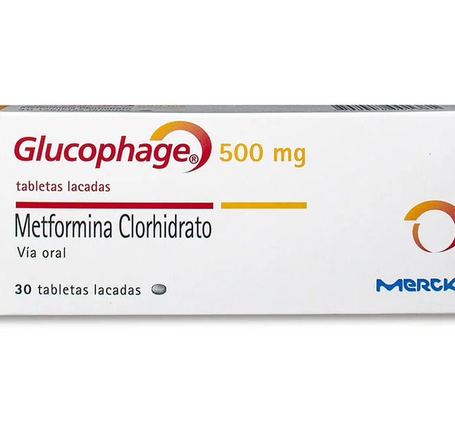Glucophage 500 Mg 30 Tabletas