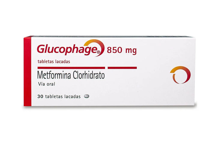 Glucophage 850 Mg 30 Tabletas