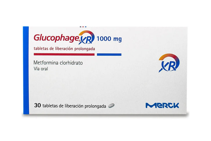 Glucophage Xr 1000 Mg 30 Tabletas
