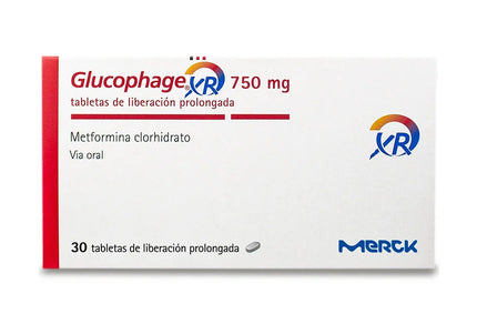 Glucophage Xr 750 Mg 30 Tabletas