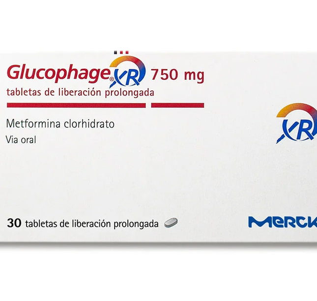 Glucophage Xr 750 Mg 30 Tabletas