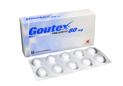 Goutex 80 Mg 30 Capsulas Blandas