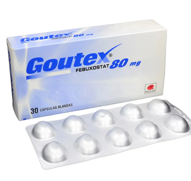 Goutex 80 Mg 30 Capsulas Blandas