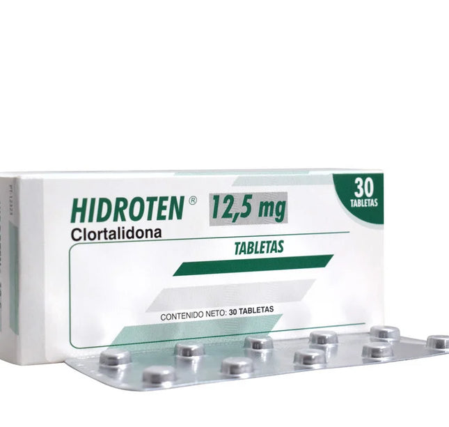 Hidroten 12.5 Mg 30 Tabletas