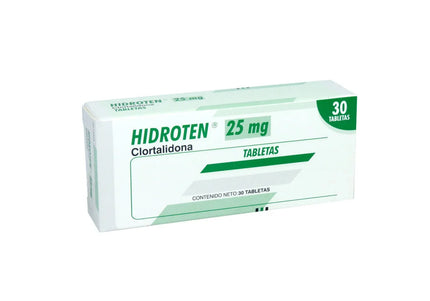 Hidroten 25 Mg 30 Tabletas