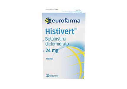 Histivert 24 Mg 30 Tabletas