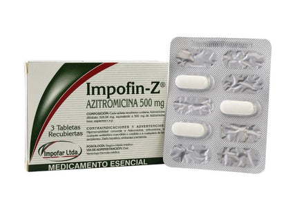 Impofin-Z (Azitromicina 500 Mg) 3Tbs Rec