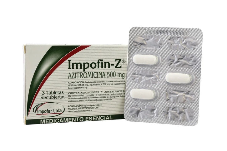 Impofin-Z (Azitromicina 500 Mg) 3Tbs Rec