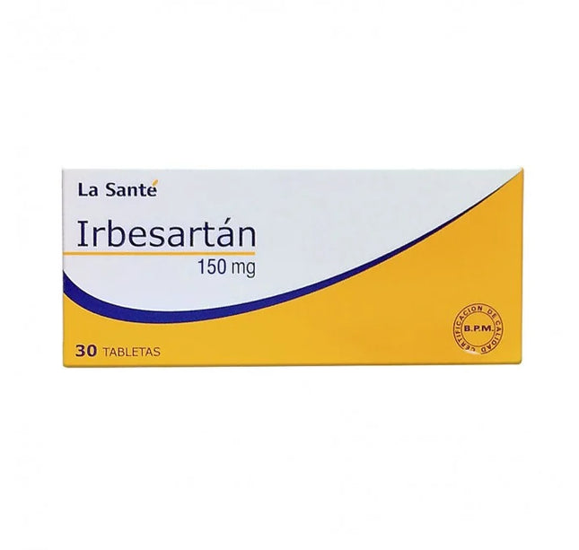Irbesartan 150 Mg 30 Tabletas Ls(P)22365