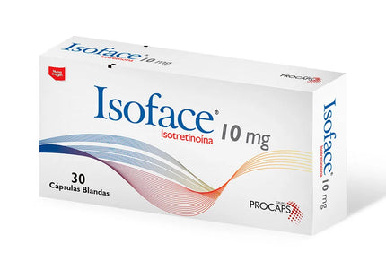 Isoface 10 Mg 30 Capsulas