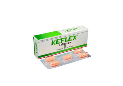 Keflex 1 Gr 10 Tabletas