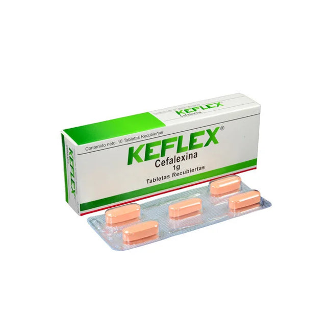 Keflex 1 Gr 10 Tabletas