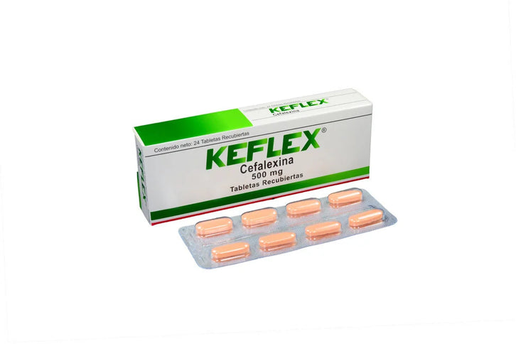 Keflex 500 Mg 24 Capsulas