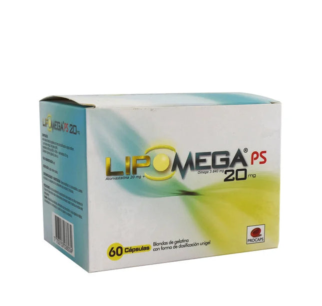Lipomega 20 Mg 60 Capsulas