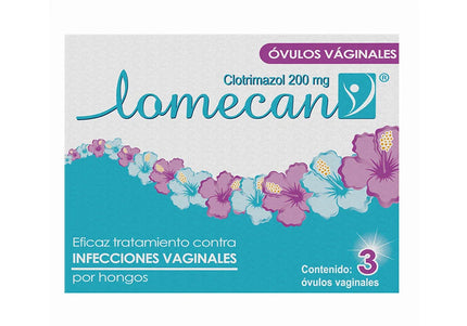 Lomecan Clotrimazol 200Mg 3 Ovulos Vaginales