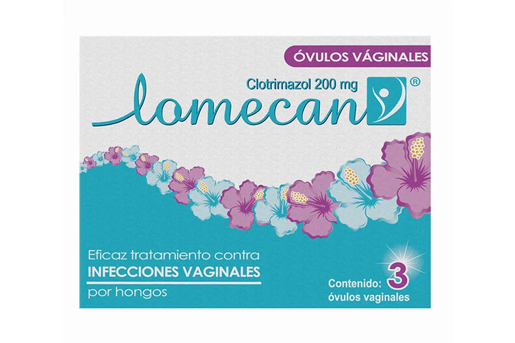 Lomecan Clotrimazol 200Mg 3 Ovulos Vaginales