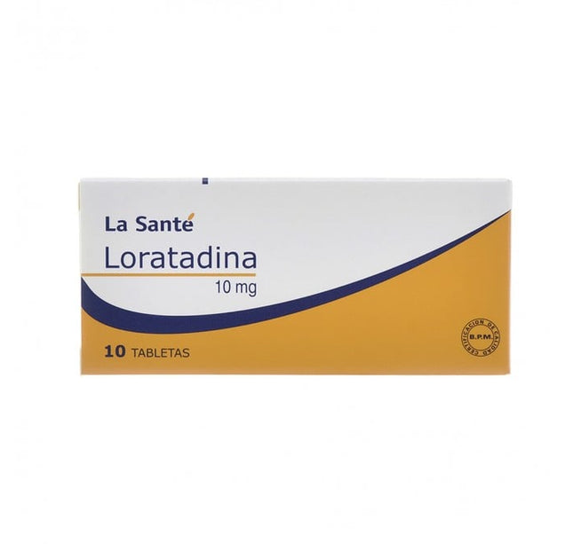 Loratadina 10 Mg 10 Tabletas LS