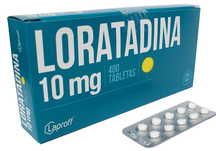 Loratadina 10 Mg 400 Tabletas