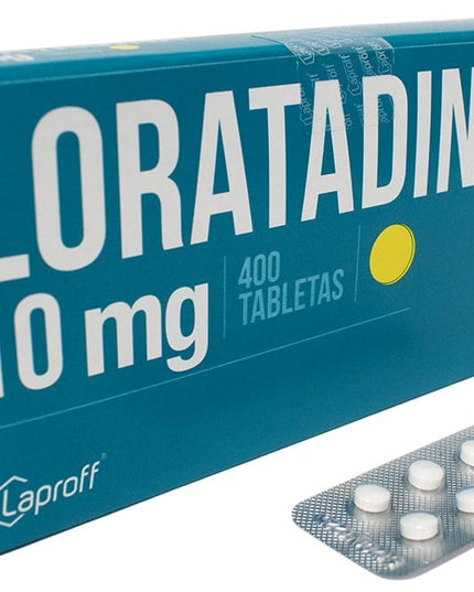 LORATADINA 10 MG 400 TABLETAS LP