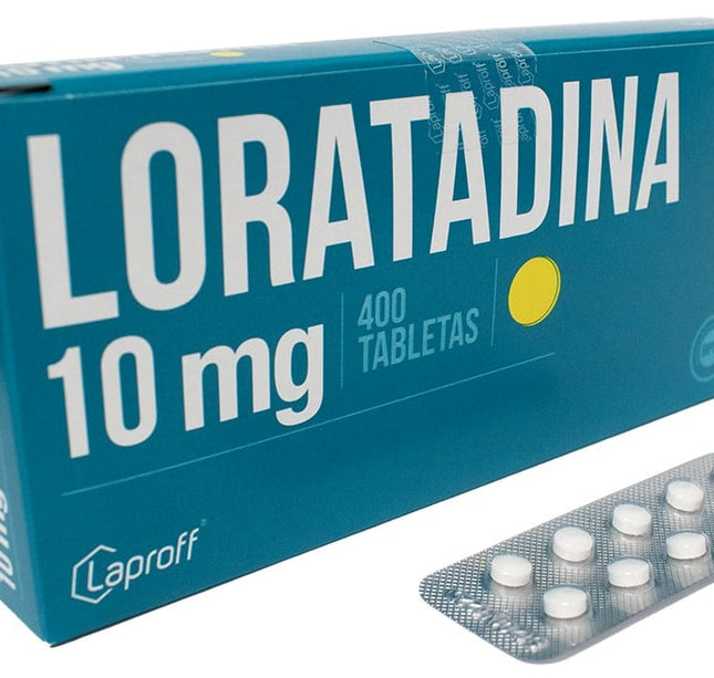 Loratadina 10 Mg 400 Tabletas