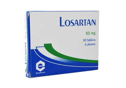 Losartan 50 Mg 30 Tabletas Expofarma