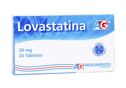 Lovastatina 20 Mg 20 Tabletas Ag