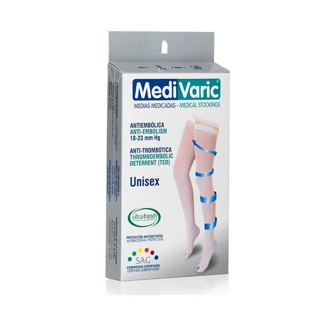 Media Medivaric Antiembólicas M Muslo Blanco Nti