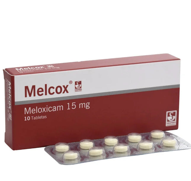 Melcox 15 Mg 10 Tabletas
