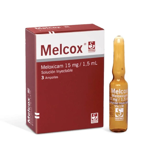 Melcox 15 Mg 1.5 Ml 3 Ampollas