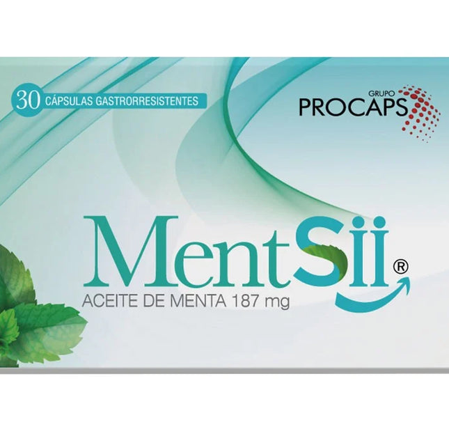 Mentsii Aceite Menta 30 Capsulas