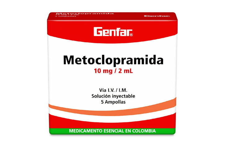 Metoclopramida 10 Mg 2 Ml 5 Ampollas Gf